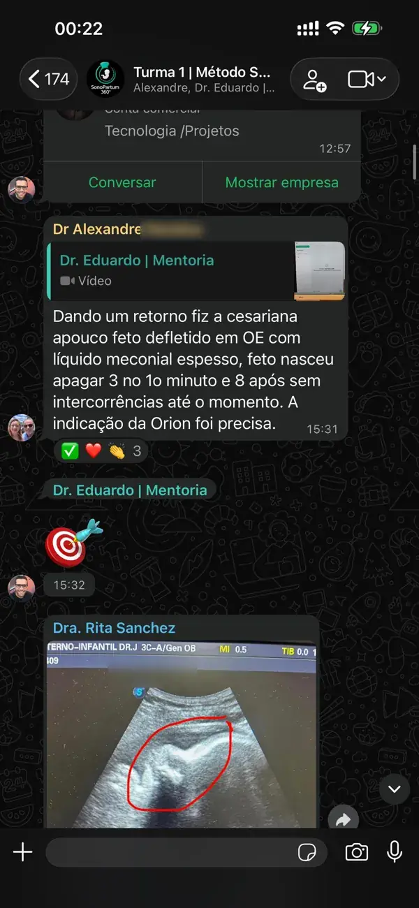 Depoimento de médico participante da imersão